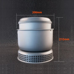 Bulin Q1 - The Ultimate Outdoor Stove with Alcohol and Gas Burner with Cookware Set for Hiking, Camping and Picnic